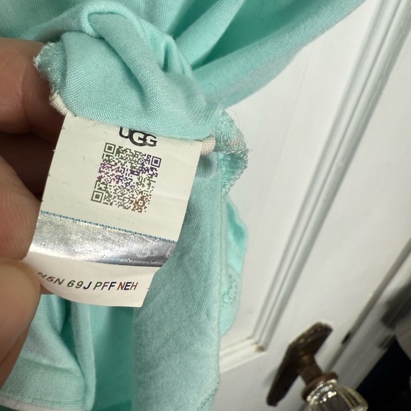 UGG Amelia Short Jersey Pajamas in Mint green W1363 Sz M - Picture 9 of 13